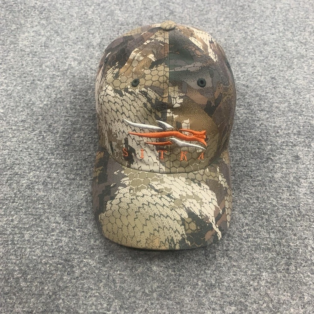 Sitka Traverse Hat Cap Strap Back One Size Waterfowl Timber Hunting Logo Mens